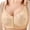 A1_Beige, variant on VISALY Front Closure Wireless Bra for Senior Women Floral Print Comfort Full Support Bralette Soft Lifting Bras Soft Everyday Push Up Underwear with Adjustable Wide Straps for Older Women Beige L