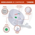 thumbnail image 4 of Nebulizador de Compresor Infantil y Adulto | Compacto, Ideal para Asma, Alergias y Otros Trastornos Respiratorios, 4 of 7