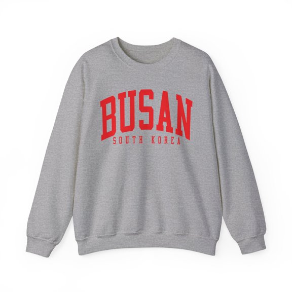 Busan South Korea Sweatshirt Gifts Crew Neck Shirt Long Sleeve Unisex