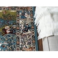 thumbnail image 6 of Rugs.com Rabia Collection Rug – 2' 7 x 11' Runner Blue Low Rug Perfect For Hallways, Entryways, 6 of 9