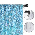 thumbnail image 4 of Blackout Kids Curtains,Blue White Tie Dye Textured Pattern Childrens Insulated Curtains Set Of 2,Bedroom Essentials,Toddler Room Decor 52"x84", 4 of 5