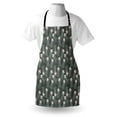 thumbnail image 4 of Apothecary Apron, Rosemary Branches Leaves Botanical Beauty Essence Mother Nature Gardening, Unisex Kitchen Bib with Adjustable Neck for Cooking Gardening, Adult Size, Grey Fern Green, by Ambesonne, 4 of 4