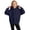 17#Navy, variant on Pullover Hoodie for Girls Fleece Hooded Sweatshirt Long Sleeve Solid Pockets Casual Cute Tops