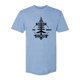 thumbnail image 1 of Proteger el gran al aire libre EE. UU. Hecho TRI-BLEND T-SHIRT - LOGO BLACK - ATH BLUE - MEDIO Gravity Outdoor Co. Camiseta de manga corta, 1 of 1