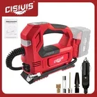 CISIVIS Tire Inflator for Milwaukee M18 Battery Portable Air Compressor for Car