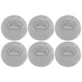 thumbnail image 5 of FYBTO 6 Pcs Inflatable Boat DRing Pad Patch PVC Durable Marine Stainless Steel Fixed Buckle(Gray )-090501, 5 of 5