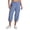 Misty Blue, variant on RBX Active Women's Plus Size Relaxed Lightweight Woven Cargo Capri Pant