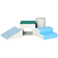 thumbnail image 2 of Qaba 4 Piece Foam Play Set for Toddlers and Children, Multicolor, 2 of 10