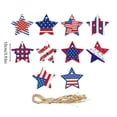 thumbnail image 3 of 12 Pcs Patriotic Star Cutouts 4th of July Paper Star Cutouts Independence Day Stars Accents for Memorial Day DIY Bulletin Board Star Cutouts for Kids Patriotic Theme Party Decor, 3 of 6