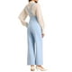 thumbnail image 3 of MONOS INSPIRADORES CHIC para Mujeres con Tirantes Ajustables y Piernas Anchas Color Azul Claro XL, 3 of 6