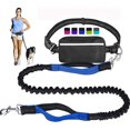 thumbnail image 1 of Huggeg Laisse pour Chien Mains Libres pour Course Marche Entraînement Randonnée, Poignée Double Réfléchissante, Pochette Distributrice de Sacs de Caca, Ceinture Ajustable, Absorbant les Chocs, Idéal pour Moyen à Grand AZ824-1148, 1 of 7