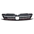 thumbnail image 1 of Parrilla Volkswagen Jetta 2015 A 2018 TONG YANG Negra Brillante Filo Cromado, 1 of 4