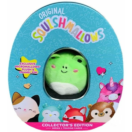 Squishmallow Microplush Collector's Tin Series 1 - Wendy the Frog