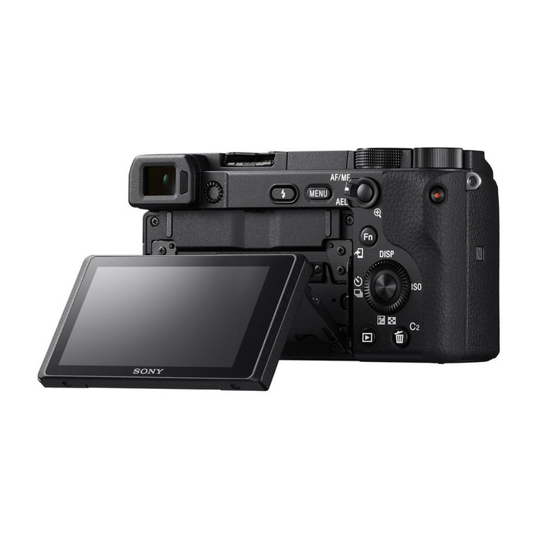 Sony a6400 ILCE-6400 - Digital camera - mirrorless - 24.2 MP - APS-C - 4K /  30 fps - body only - Wi-Fi, NFC, Bluetooth - black