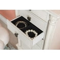 thumbnail image 3 of Audrey Jewelry Armoire, Off-White, 3 of 9