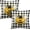 Spring-14, variant on Yellow Bumble Bee Pillow Covers 18x18 Set of 2 Black White Buffalo Plaid Pillow Covers Summer Spring Themed Decorative Cushion Cases Home Decor for Couch Bed Holiday