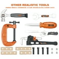 thumbnail image 2 of Play Tools for Kids Ages 3-5, Realistic Angle Grinder, Wrench, Hammer, Screwdriver, Pretend Play Tool Box Sets, Learning & Construction Engineering STEM Toys for Children 3 4 5+, 2 of 6