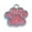 Pink, variant on Cute Mini Paw Shaped Customizable Dog ID Tags, Delicate Pet Name Identification Pendant, Decorative Jewelry Charm Necklace For Small Medium Dogs Daily Collar Matching & Lost Prevention-(Purple)