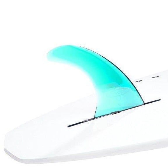 DORSAL Signature Surf SUP Single Center Fin - Aqua - Experience ultimate performance and style!