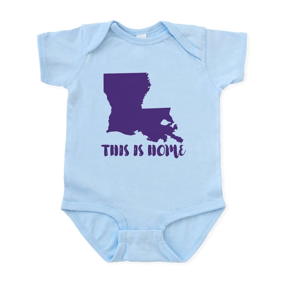 CafePress - Louisiana This Is Home Infant Bodysuit - Baby Light Bodysuit, Size Newborn - 24 Months