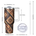 thumbnail image 2 of Modern 40oz Tumbler– Stainless Steel Insulated Tumbler with Handle and Straw, Large Capacity Travel Cup for Hot & Cold Drinks, 2 of 7