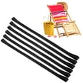 thumbnail image 1 of Uxcell 6-Pack Bandas para Toallas para Sillas de Playa, Clips de Toalla Reutilizables[Negro], 1 of 7
