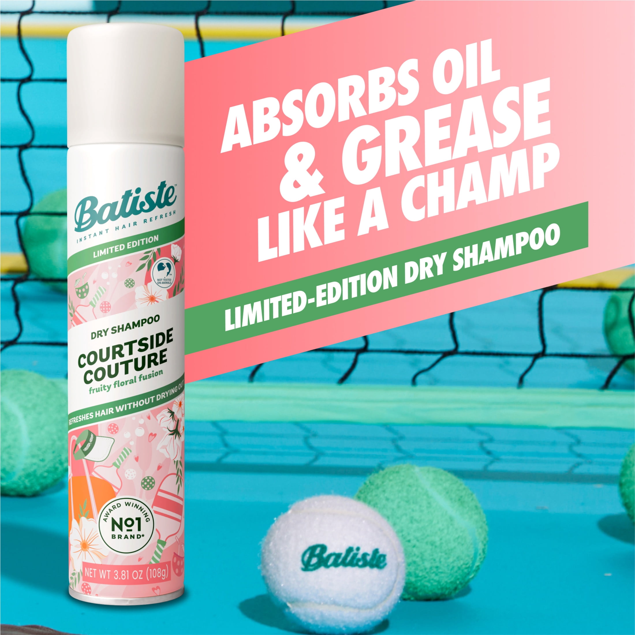 Batiste™ Courtside Couture Limited Edition Dry Shampoo, Absorbs Oil & Grease