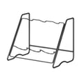thumbnail image 2 of Estante para vinos de encimera resistente, soporte independiente para botellas de vino para sótano 3 filas, 2 of 9
