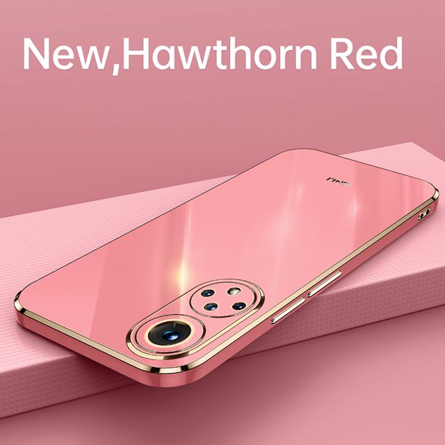 For Honor 50 Case Soft TPU Case For Honor 50 Anti-fingerprint Camera Protection Cover Hawthorn Red For Honor 50