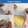 thumbnail image 3 of czcpp-6 Pieces Inflatable Patch Repair Kit 3.15 x 3.15 Inches TPU Waterproof Clear Self Adhesive Tape Heavy Duty Repair Patches for Air Mattress, Above Ground Pool Liner and Swimming Ring, 3 of 4