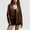Womens jackets and coats-Brown, variant on Plus Size Jackets for Women Women Winter Long Sleeve Leather Motorcycle Jacket Zipper Coat Long Sleeve Hoodless Faux Leather Outwear Jackets Blue