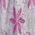 thumbnail image 4 of Designart 'Floral Retro Pattern XII' Mid-Century Modern Curtain Panel, 4 of 5