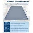 thumbnail image 2 of Winter Garage Floor Mat with Raised Lip Edge, Heavy Duty PVC Waterproof Containment Tray for Snow Mud Rain Protection, Non Slip Vehicle Parking Mat with Squeegee Fasteners, Easy Clean Durable Guard, 2 of 7