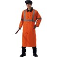 thumbnail image 2 of Rothco Reversible Reflective Rain Parka - Black / Orange, Medium, 2 of 3