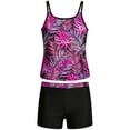 thumbnail image 4 of Shadoumai Girls Swimsuit Bikini Set Color Block 2 Piece Teen Bathing Suits Adjustable Straps Girls' Swimwear Size 7-16Y, 4 of 4