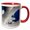 Red/White, variant on 3drose, Ice Covered Branch of the Tree, Small Icicle, 11oz Mug