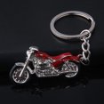 thumbnail image 6 of OUNONA 4pcs Keyring Keychain Motorcycle Creative Pattern Car Keyring Purse Bag Pendant Decoration (Black + Blue + Red + Green), 6 of 6