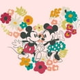 thumbnail image 2 of Toddler's Mickey & Friends Couple Flower Logo  Graphic Tee Light Pink 3T, 2 of 3