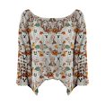 thumbnail image 4 of Halloween Womens Pullover Sweaters Crochet Cat Pumpkin Ghost Graphic Oversized Knit Pullover Cozy Fall Sweater Pullover Sweaters for Women, 4 of 4