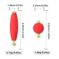 thumbnail image 5 of 3pcs EVA Oval/Round Shape Strike Indicators Fishing Bobber Spring Buckle Float, 5 of 6