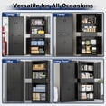 thumbnail image 5 of BESFUR Metal Cabinet with Drawer and Adjustable Shelves for Garage, Office, School - Black, 5 of 8