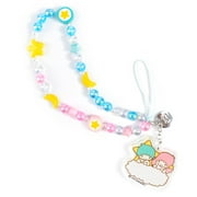iFace Hello Kitty & Friends Beaded Wristlet Phone Charm Strap – Universal Cute Wrist Chain Lanyard - Little Twin Stars