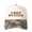 Beige camouflage, variant on CROP DUSTER Letter Embroidered Color Block Trucker Hat Unisex Adjustable Cotton Breathable Fashion Cap for Travel Daily Wear