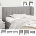 thumbnail image 3 of vidaXL Headboard with Ears Dark Gray 40.6"x9.1"x30.7"/34.6" Fabric, 3 of 29