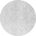 thumbnail image 1 of Ahgly Company Indoor Round Solid Gray Modern Area Rugs, 6' Round, 1 of 4
