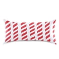 thumbnail image 3 of Tile Pattern Red Pattern Queen Size Satin Pillowcase 30''x20'' Double-Sided Print Soft Wrinkle Resistant, 3 of 9