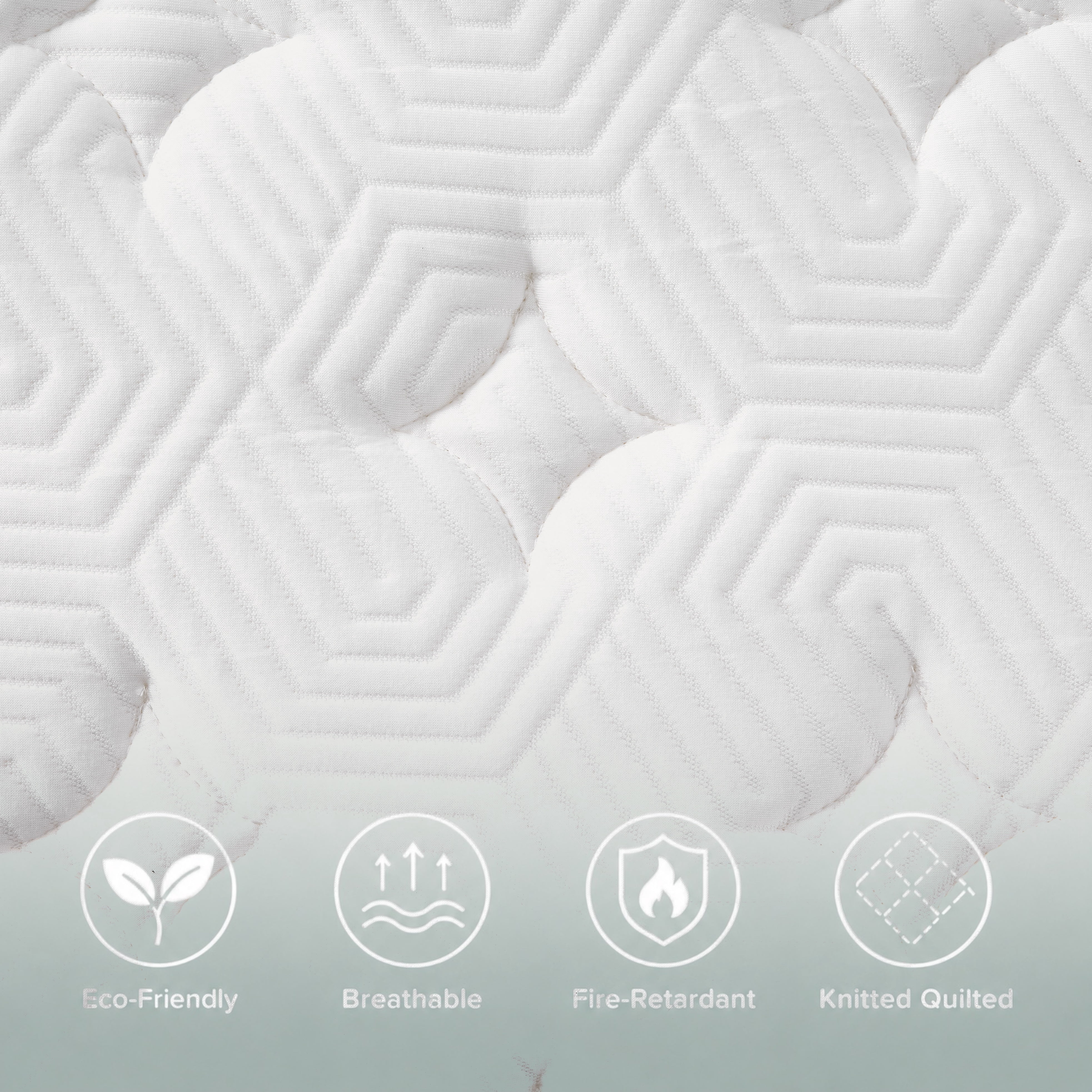 Arctus 14" Full Size Hybrid Mattress Medium Firm with Pocketed Springs,Multi-Layer with Breathable Cooling Motion Isolation Reinforced Edges, Bed-in-a-Box with Side Handles