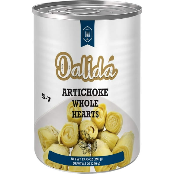 Dalida - Whole Artichoke Hearts in Water (Pack of 4), 14 oz