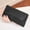 Black, variant on TAZAG pebbled RFID anti-theft brush three-fold long wallet fashionable large capacity soft leather women's clutch bag