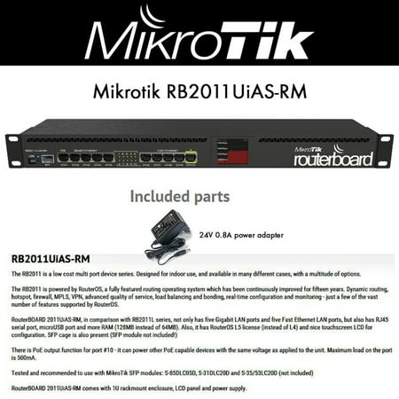 Mikrotik routerboard rb2011uias rm